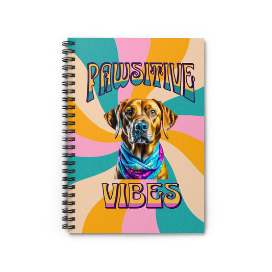Pawsitive Vibes Spiral Notebook
